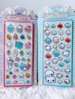 しずくちゃん　あわわちゃん　アクリルシール　2枚セット
