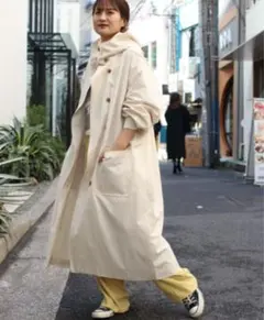 【Via.J / CANAL JEAN】パーカーロングコート