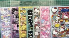 サンリオクリアシール7種セット １個に4枚入り