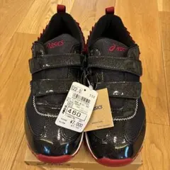 ASICS キッズシューズ 22.0cm ブラック/レッド