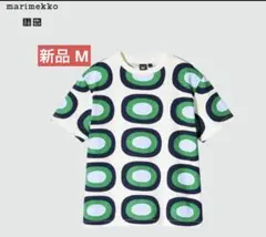 新品 UNIQLO×marimekko グラフィックTシャツ グリーン　Mのサムネイル