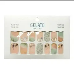 GELATO ジェルネイルシール 花柄・グラデーション　キラキラ　貼るだけネイル
