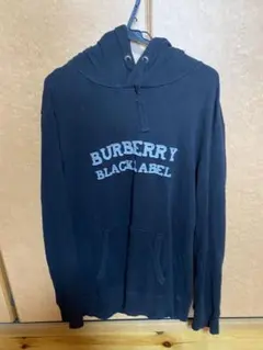 BURBERRY BLACK LABEL ブラックパーカー サイズ3