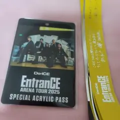 Da-iCE EntranCE アリーナツアー 埼玉2日目 アクリルパス