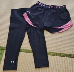 Under Armour ショートパンツとレギンスセット M