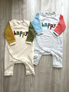 【未使用】カバーオール　80 双子