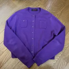 CABaN カーディガン 長袖 パープル