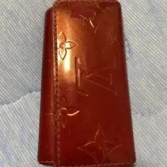 LOUIS VUITTON ヴェルニ ミュルティクレ4 キーケース レッド 赤 - メルカリ