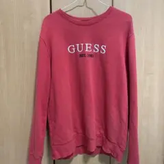 GUESS スウェット トレーナー レッド 赤 古着