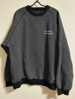 BORDER CREW NECK SWEAT M