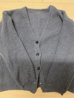 Angie gray long sleeve Cardiganのサムネイル