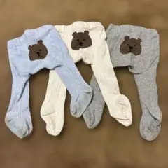 GAPベビータイツくまさん 3点セット H&Mベージュタイツ0〜12ヶ月