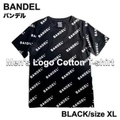 【BANDEL】 メンズ コットン モノグラム Tシャツ BK XLサイズのサムネイル