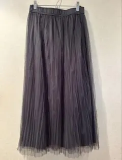 elura チュールスカート　チャコール