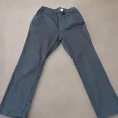 ダークグレー ストレートパンツ 100cm~