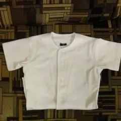 野球練習着 140 白無地半袖 少年用