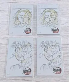 鬼滅の刃 無限城編 ムビチケ風コレクションカード 竈門禰豆子　栗花落カナヲ