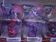 amiibo タコ　ガール イカ　スプラトゥーン　アミーボ　3点セット