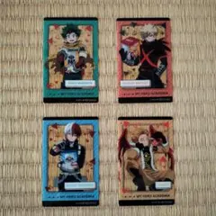 僕のヒーローアカデミア カード4枚セット　特典　ナムコ　ヒロアカ