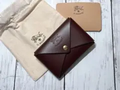新品 イルビゾンテ IL BISONTE カードケース 人気 焦茶 ブラウン