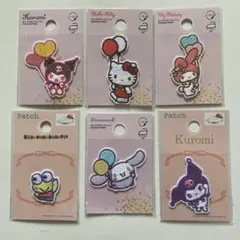 サンリオ刺繍ワッペン6個セット