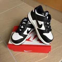 【新品】NIKE 7C 13cm DUNK LOW (TDE) 黒/白