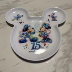 東京ディズニーシー ミッキー型プレート 15周年