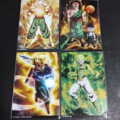 イタジャガ　ドラゴンボールカード4枚セット(開封済み)