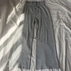 ユニクロ　ウォッシャブルニットリブパンツ