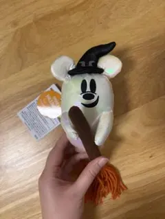 ディズニーハロウィン　おばけちゃん ぬいぐるみバッチ