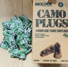20袋MOLDEX CAMO PLUGS 耳栓 6608