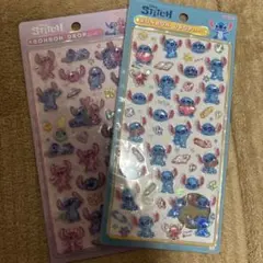【正規品】ボンボンドロップシール　スティッチ　2枚セット