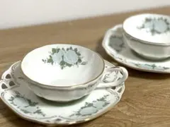 NARUMI 百万本の薔薇 カップ　ソーサー　2客セット 加藤登紀子