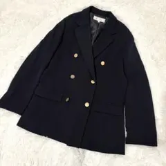 sasa様ロペピクニック✨紺ブレザー 金ボタン ダブル テーラードジャケット