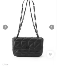 OPAQUE CLIP キルティングチェーンミニショルダー