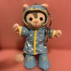 香港ディズニー ジェラトーニ ぬいぐるみキーホルダー レインコート