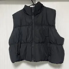 ブラックダウンベスト・キルティング