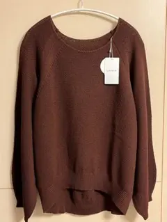 新品❣️LEPSIM 春秋物長袖プルオーバー　フリーサイズ　ブラウン