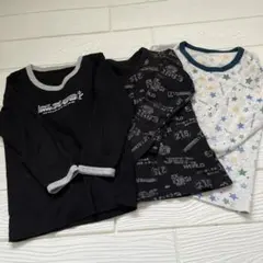 男の子向け長袖　肌着　3枚セット