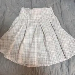 evelyn ツイードフレアスカート スカパン