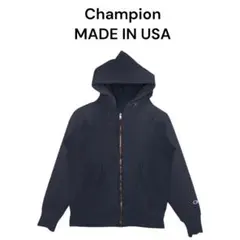 USA製Champion　単色タグ復刻　目無しリバースウィーブフルジップパーカー