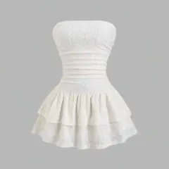 shein sweetra レースミニワンピース