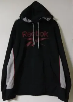 Reebok フード付きパーカー ブラック　Lサイズ