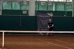 YONEX ユニドライＴシャツ（フィットスタイル）　ブラック　船水選手着用