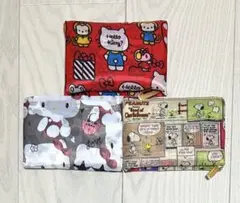 新品　スヌーピー　SNOOPY 折りたたみ　大容量　エコバッグ　3個セット