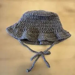 ハンドメイド　ベビー帽子　バケットハット
