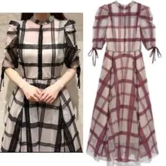 スナイデル　Snidel Sustainableチュールワンピース