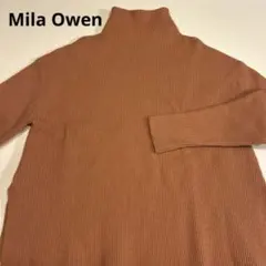 ミラオーウェン　オレンジ　ニット　IENA アダムエロペ　アーバンリサーチ