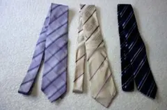 ３本セット　ネクタイ　シルク１００％