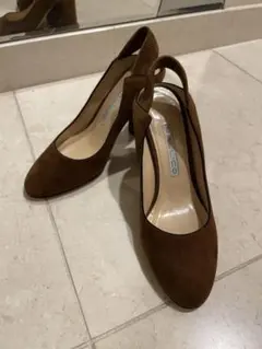 PELICOスエードパンプス